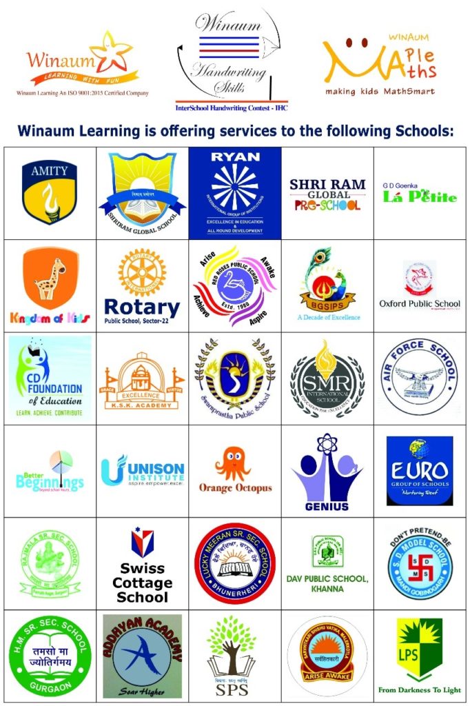 Winaum Learning Contribution to School through its programs on IMC,IHC, Maplemaths, Vedic maths