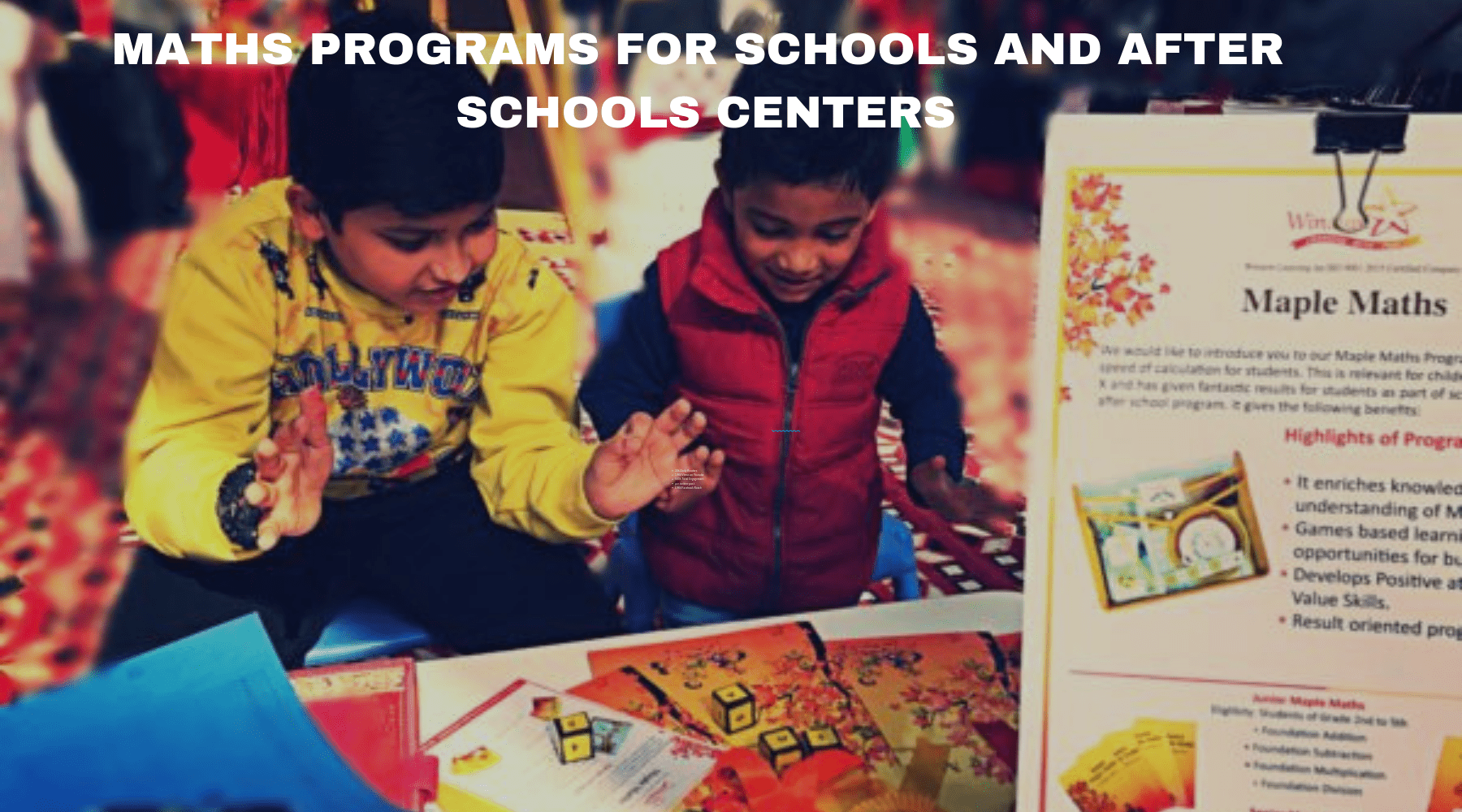 maths programs- maplemaths and vedic maths