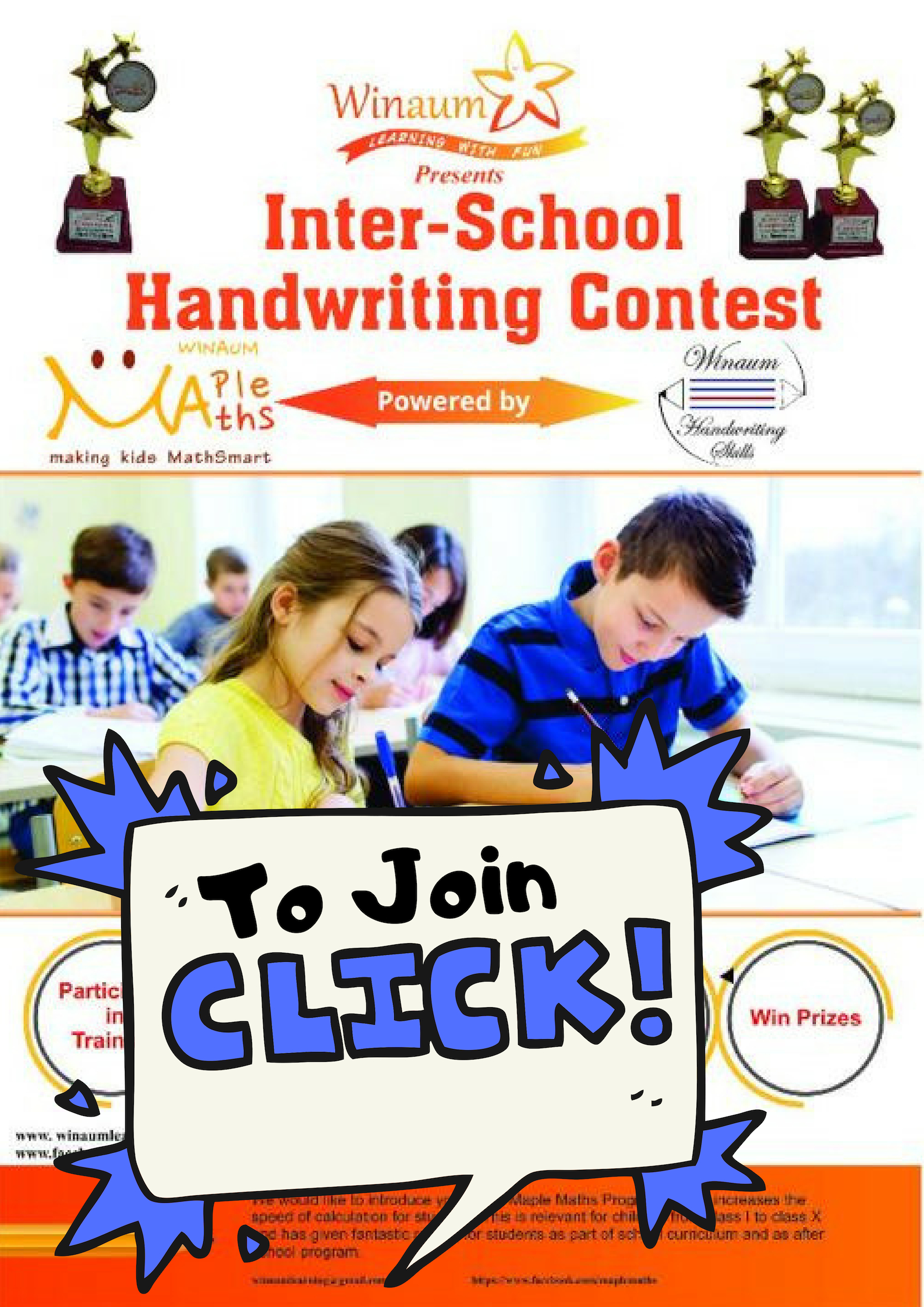 IHC Interschool Handwriting Contest Winaum Learning