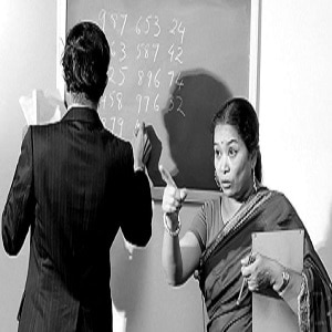 Shakuntala Devi teaching maths