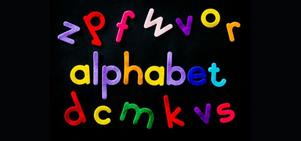 know all the letters and their formations for handwriting