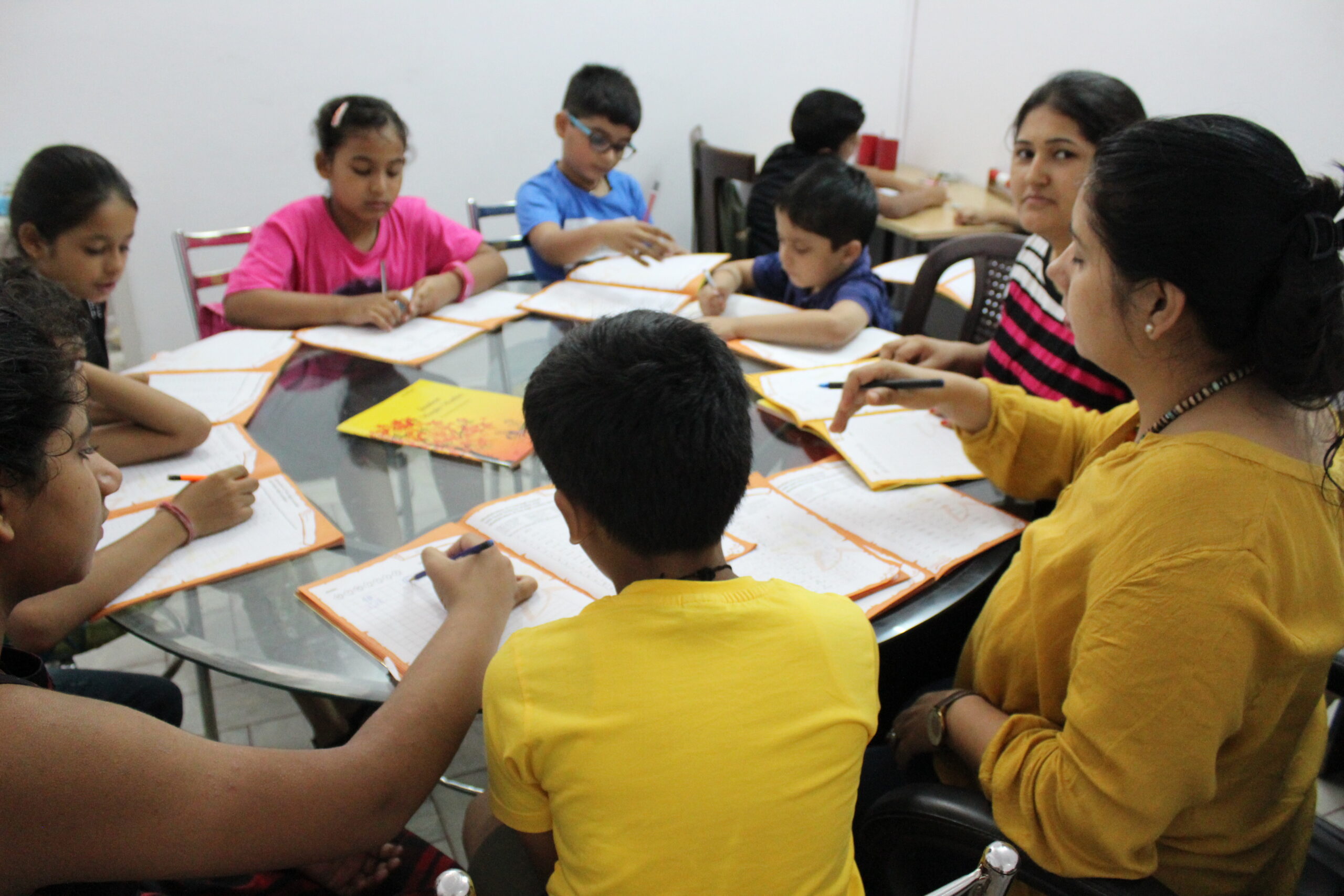 students workshop for mental maths with vedic maths techniques