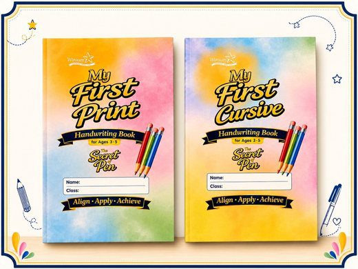 The Secret of Pen — My First Print & My First Cursive workbooks